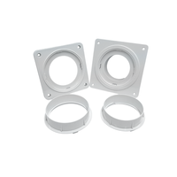 Raccord flexible composite carré-rond pour conduit d'air, connecteur de boîte de distribution d'air, joint de conduit d'évacuation de climatiseur portable