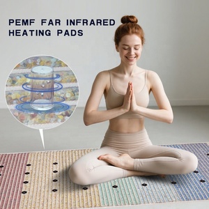 Bantal Pemanas Inframerah Jauh PEMF Terapi Cahaya Photon 10 Warna Chakra Alas Amethyst Tourmaline 70x175cm Layar LED Digital - Product Image 1