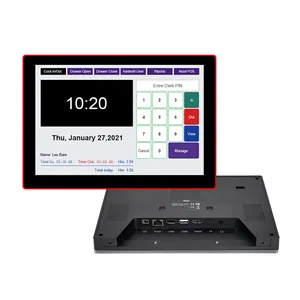 10.1-Inch Meeting Display Meeting Reservation Wall-Mounted Capacitive Touch Screen Digital Advertising Display Android Tablet