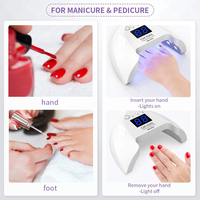 CMNAIL Vente en gros à chaud, logo personnalisé OEM ODM, kit d'extension d'ongles en gel souple 54W, mini lampe UV LED, manucure à domicile, salon