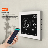 Thermostat intelligent WiFi Tuya à écran tactile, contrôleur de température pour ventilo-convecteur, programmable hebdomadaire, pour chambre d'hôtel, 220V, chauffage et refroidissement