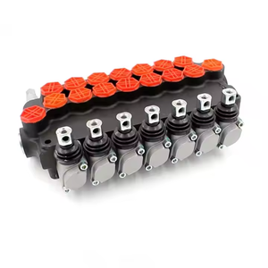 Vanne de commande hydraulique à 7 bobines OEM ODM personnalisée P80-G34-OT, vannes directionnelles, fourniture d'usine - Product Image 2