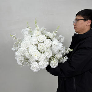 DKB - Bola de Flores de Rosa Artificial Realista al por Mayor, Centro de Mesa para Bodas, Decoración Hecha a Mano de Larga Duración - Product Image 3