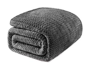 Coperta in Morbido Pile - Leggera, Anti-Acaro, Lavorata a Maglia, Decorativa con Texture Ondulata, per <span class=keywords><strong>Letto</strong></span> e Uso Invernale, Adatta a Tutte le Stagioni - Product Image 1