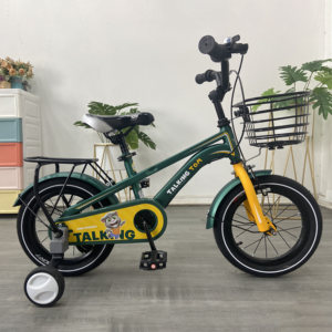 Bicicleta Infantil de 12, 14 y 18 Pulgadas, Bicicleta para Niños Talking Tom de Acero al Carbono con Ruedas de Entrenamiento, Canasta y Portaequipajes Trasero para Niños y Niñas - Product Image 5