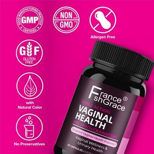 Suplemento Probiótico de Triple Acción Personalizado para Mujeres, para el Apoyo Vaginal, Digestivo e Inmunológico, Cápsulas Probióticas para Mujeres - Product Image 5