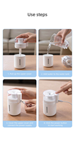 Humidificateur USB Mini Transfrontalier 2026 avec Lumière LED Colorée, Grande Sortie de Brume, Hydratant Portable pour Chambre et Bureau à Domicile