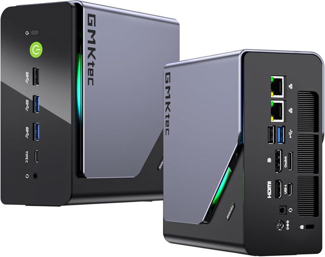 GMKtec Gaming Mini PC AMD Ryzen 7 H 255(Upgraded 8745HS) DDR5 RAM NUCBOX K12 Desktop Computer With3X M.2 2280 Expansion Oculink