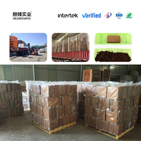 Substrat en fibres de coco compressées renouvelables, équilibre du pH stable pour l'horticulture, les fleurs, l'élevage de vers et la culture hors-sol