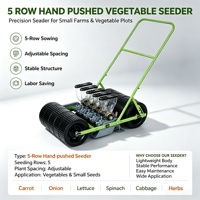Machine à semer les graines de légumes à 5 rangs, pour carottes et oignons, équipement et outils agricoles, directement de l'usine