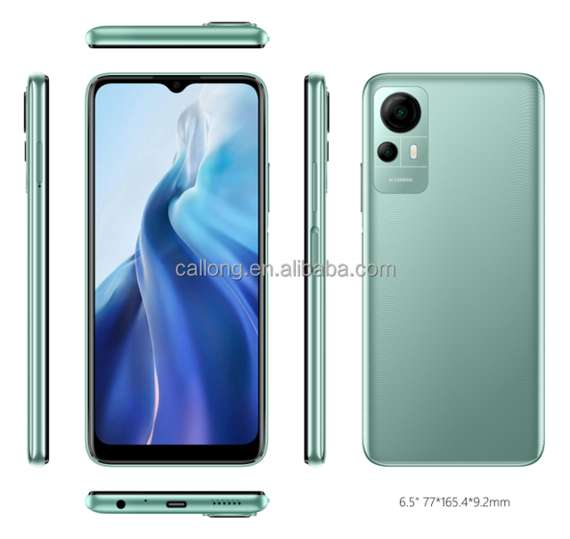 6.7inch Helio G81 Octa Core 4GB+64GB 5000mAh Battery 4G Smart Phone HD Screen LTE Cellular English Face Recognition 65W EU