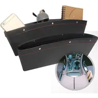 Universal Pu Leather Car Seat Gap Organizer Console Spleet Opbergdoos Filler Auto Seat Side Pocket Organizer Auto Accessoires