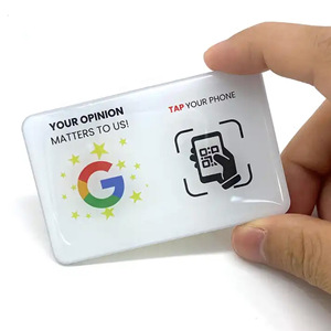 13.56 mhz NFC 213 puce Epoxy matériel impression Tags <span class=keywords><strong>Google</strong></span> Review Card Tag - Product Image 3