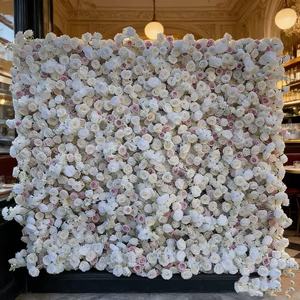 Panneau mural floral artificiel 5D naturel 8*9 pieds pour décoration intérieure, toile de fond pour Thanksgiving, mariage, événement - Product Image 2