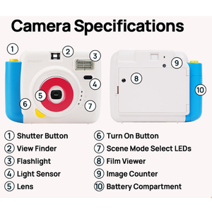 กล้องฟิล์มสำเร็จรูปคุณภาพดีราคาถูก ผลิตในจีน สำหรับเด็ก ผู้ใหญ่ ใช้แทนกล้องฟูจิ อินสตากซ์ มินิ <span class=keywords><strong>8</strong></span>/9/11/12 - Product Image 4
