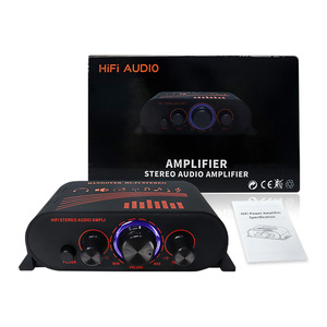 Carte d'amplificateur AK170 pour voiture et maison, 12V, double 40W, petit amplificateur stéréo Hi-Fi, couleur noire - Product Image 3