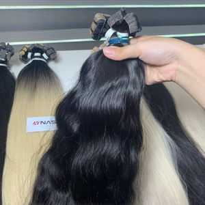 ผมต่อแบบเทปกาวสองชั้นสุดหรูผมมนุษย์ทุกสี - Product Image 1