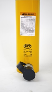 Gato hidráulico de carrera extendida RC258 de 25 toneladas y 210 mm de carrera, con el mismo rendimiento que ENERPAC para operaciones de empuje de cargas pesadas en sitios. - Product Image 6