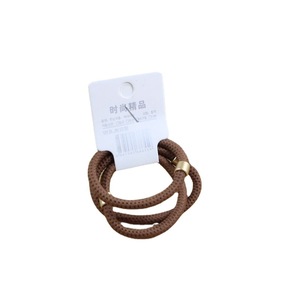 Coletero de tela elástica para el cabello, uso diario, paquete de 3 piezas, alta elasticidad, tejido sin costuras - Product Image 5