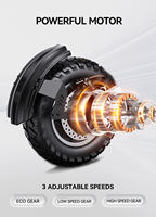 Scooter Eléctrico Plegable Todoterreno T10 OOTD Barato de Almacén en EE. UU., Trotinette Electrique, Skateboard Eléctrico para Adultos