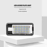 Lumière de plaque d'immatriculation LED 12V pour Audi A3 A4 S4 A6 C6 S6 A8 S8 Q7 RS4 RS6, sans erreur, lampe de plaque d'immatriculation LED pour voiture