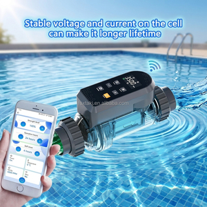 Service OEM ODM, chlorateur de <span class=keywords><strong>sel</strong></span> autonettoyant à plaque de titane de haute qualité avec application Wifi télécommande <span class=keywords><strong>pour</strong></span> piscines jusqu'à 60000 gallons - Product Image 1