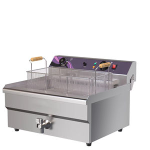 Meilleure vente de friteuses à copeaux de 30L à réservoir unique friteuse électrique commerciale en acier inoxydable - Product Image 1