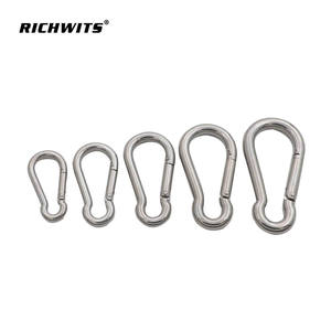 Crochet à ressort en acier inoxydable 304/316, mousqueton, boucle d'escalade en plein air, crochet pour chaîne et corde, pour la navigation de plaisance et le yacht - Product Image 4