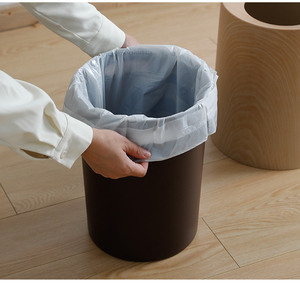 SHIMOYAMA Lot de 30 grands sacs poubelles écologiques en PEHD avec cordon de serrage pour poubelle domestique, poubelle à déchets et déjections canines - Product Image 3