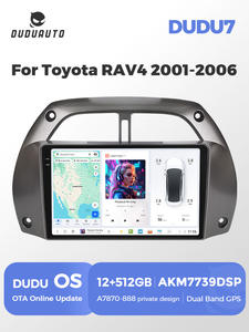 Mekede DUDUAUTO Car-play Auto Wifi 4G <span class=keywords><strong>GPS</strong></span> Host pour support Dudu7 ADAS DVR pour <span class=keywords><strong>Toyota</strong></span> <span class=keywords><strong>RAV4</strong></span> 2001-2006 TPMS Caméra arrière Caméra 360° - Product Image 2