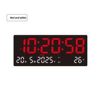 Intelligenter Elektronischer LED Digital-Wecker mit Kalender - Für Zuhause & Büro Batteriebetrieben Quadratisches Zeitgenössisches Design