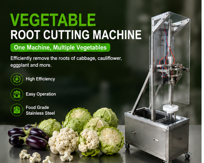 Vege Planting Machine 220V 500W Automatic Vegetable Root Removal Machine Motorized Root ...