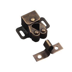 Loquets de porte en alliage de zinc couleur cuivre, accessoires de quincaillerie industrielle durables pour portes d'armoires et de placards - Product Image 3