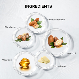 Crema Corporal Orgánica para el Cuidado del Cabello con Logotipo Personalizado, Loción Corporal Humectante y Blanqueadora con Aceite de Coco, Rosa, Té Verde y Manteca de Karité - Product Image 3