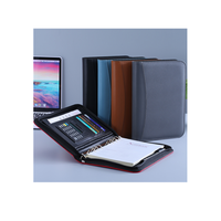 2025 A5 PU cuir Composition organisateur planificateur cahier 6 reliure à anneaux fermeture éclair 100 feuilles bureau exécutif cahier exécutif
