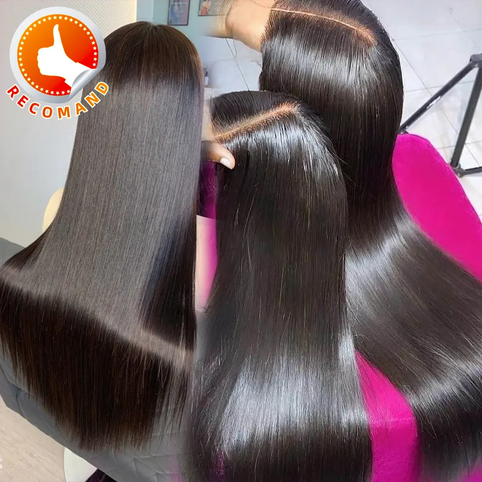 Frontal Glueless Full Hd Lace Wig, Cutícula Alinhada Cabelo Virgem Raw Indiano Cabelo Peruca, Não transformados 100% Full Lace Cabelo Humano Perucas