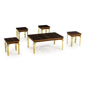 Rosse Metal Mobilya Modern Metal Marble <b>Nesting</b> Coffee <b>Table</b> Set Living Room Furniture Turkey - Product Image 5