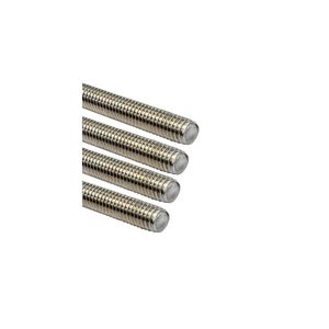 Tiges filetées robustes en acier inoxydable 304, finition zinc, filetage 3/<span class=keywords><strong>8</strong></span>"-16, 4 pièces, longueur 47 pouces - Product Image 4