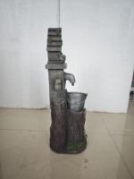 Fontaines d'eau de jardin d'extérieur effet bronze, prix direct usine, en résine, fontaine à oiseaux