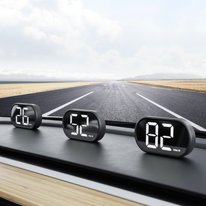 Universal Car HUD X2 Plug And Play GPS <b>Head</b> <b>Up</b> <b>Display</b> Digital Speedometer Windshield TFT Screen For Vehicle - Product Image 1