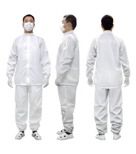 सुरक्षा वर्कवियर एंटी-स्टैटिक कपड़े, फूड जुलूस प्रयोगशाला के लिए साफ-सुथरा कपड़े - Product Image 2
