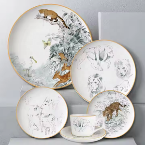 Wholesale Custom Design Ceramic Plates Serving Dish <b>Cheap</b> Bulk Flat White Porcelain Dinner Plates for Wedding Customized Plates - Product Image 6