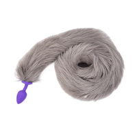 Butt Plug avec queue jouet Anal Plug Fox Plug Anal sexe métal Cosplay pour adulte couleur personnalisée 100% étanche CE ROHS 7-15 jours