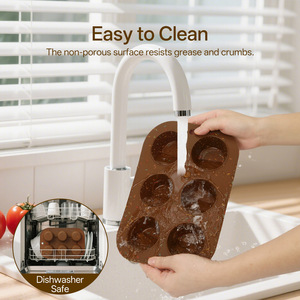 Molde de Silicona para Pastel, Libre de BPA, Resistente al Calor, Apto para Horno, Antiadherente, Forma Redonda, Color Personalizado, Herramientas para Hornear y Repostería - Product Image 6