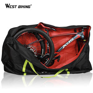 WEST BIKING Sac de <span class=keywords><strong>transport</strong></span> pliable pour vélo portable, imperméable, multifonction, <span class=keywords><strong>housse</strong></span> de rangement anti-poussière pour vélos de route, BMX, voyage - Product Image 2