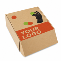 Boîte cadeau en carton ondulé pour vin de prune avec insert en mousse pour bouteille