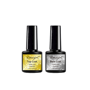Kit de Gel UV Soak Off : Base Coat, Top Coat Brillant, Top Coat Mat – Ensemble de Vernis Gel Fonctionnels pour Salon de Manucure, Vente en Gros - Product Image 1