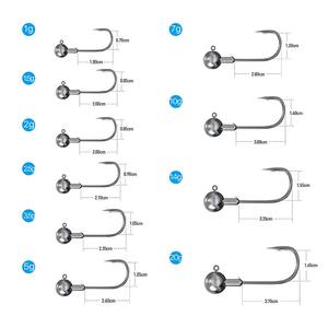 <span class=keywords><strong>Banshee</strong></span> leurre de gabarit à pas lent JH-10 jigging lumineux japon qualité leurre de pêche en eau salée doux méné sans plomb tête de gabarit leurre de mer - Product Image 5