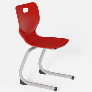 เก้าอี้สำนักงานที่เหมาะกับสรีระเก้าอี้โรงเรียนพลาสติกแบบวางซ้อนกันได้ - Product Image 4