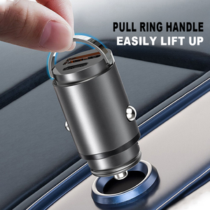 ที่ชาร์จไฟในรถ MINI 100W แบบ USB Type C ชาร์จเร็วสำหรับ iPhone, <span class=keywords><strong>Xiaomi</strong></span> สำหรับ Huawei-QC3.0 MINI PD 18W 20W 30W - Product Image 4